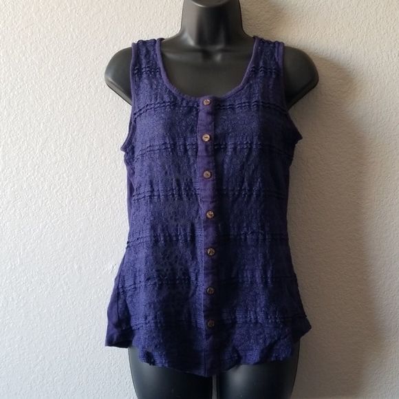 Zenana Outfitters Blue Top - Picture 1 of 8
